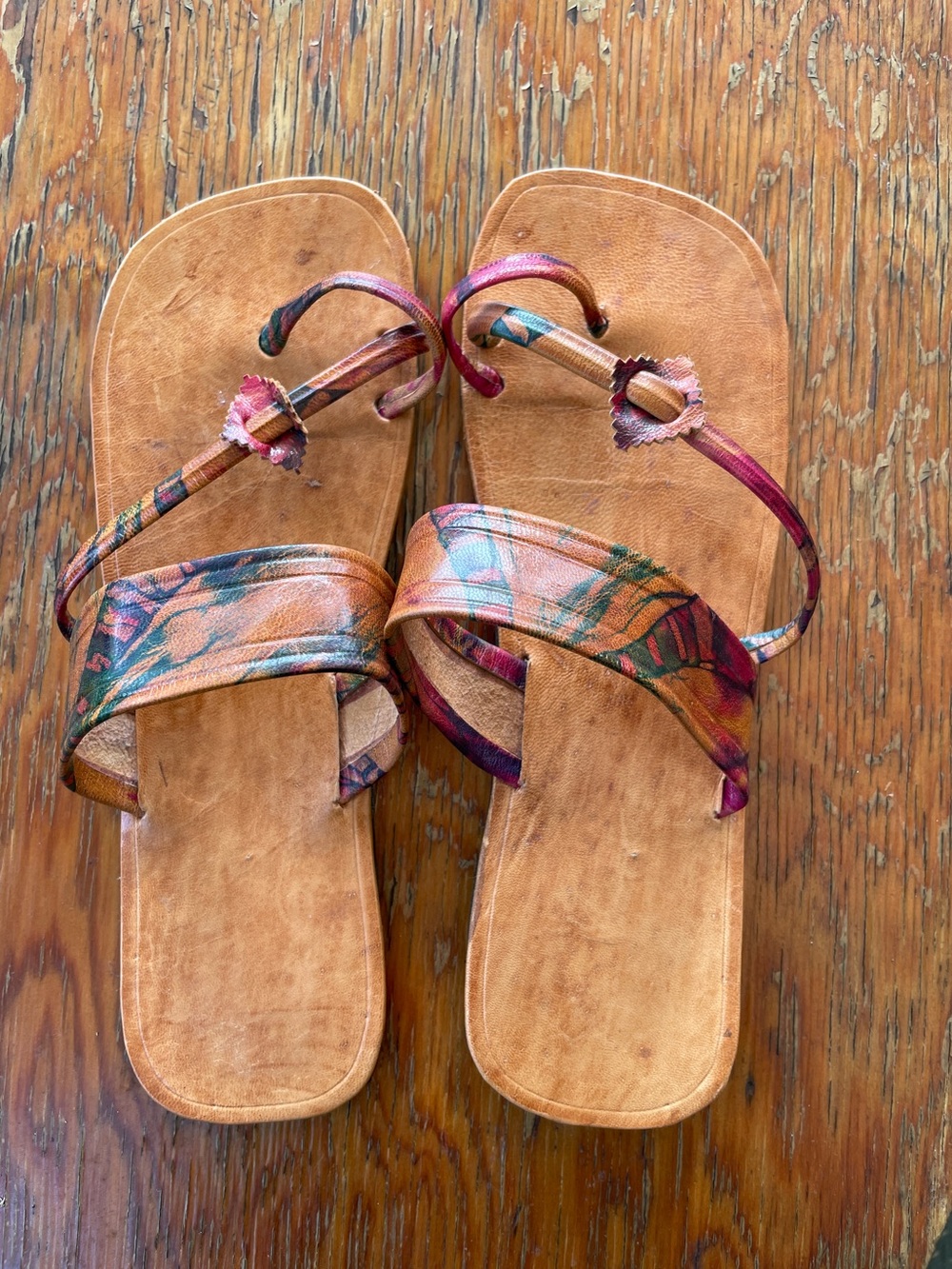 Handcrafted West African Leather Sandals | Guinea | Size 7.5–8